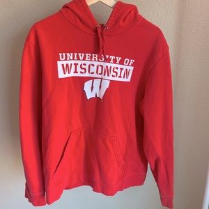 mens wisconsin hoodie